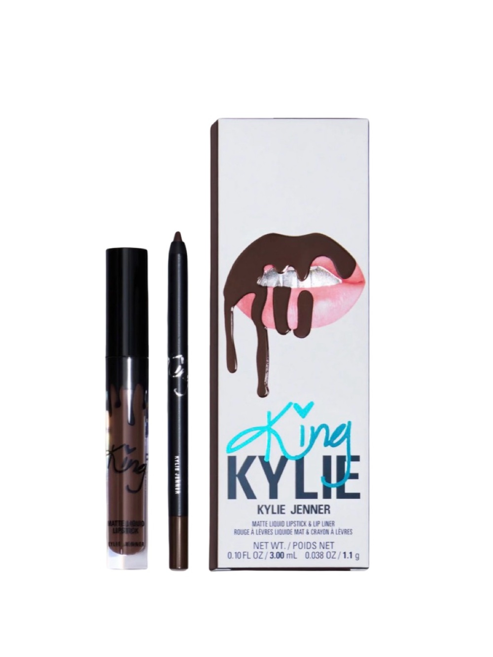 KYLIE COSMETICS King Kylie Collection 2-Piece Matte Lip Kit - True Brown K